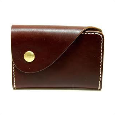 Leather Purse - Genuine Leather, 4x3x1 Inches, Brown | Snap Closure, Durable Design, Compact Size