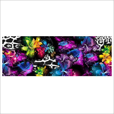 Digital Print Silk Wool Scarf