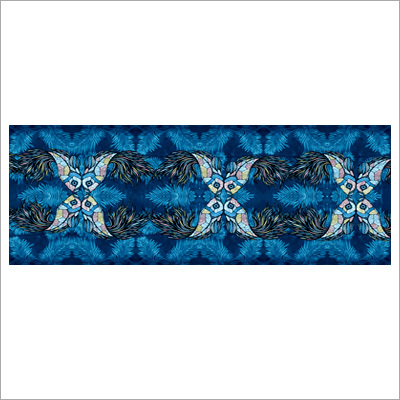 Digital Print Cashmere Blend Tribal Scarf