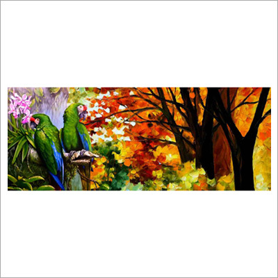 Digital Print Silk-Wool Floral Scarf