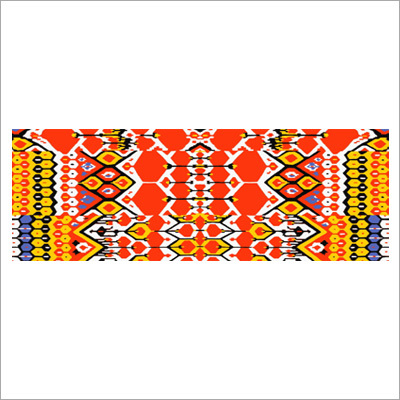 Digital Print Silk-Wool Ikat Scarf