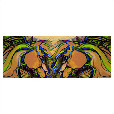 Sands of Time Digital Print Silk-Wool Scarf