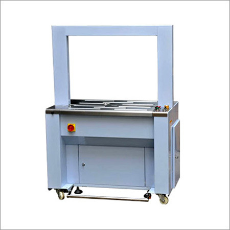 Semi Automatic Strapping Machine - Stainless Steel, 1100x600x1540mm | Semi-Automatic Control, Electric Drive, 1.8Sec./Strap Capacity