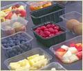 packing trays fruit