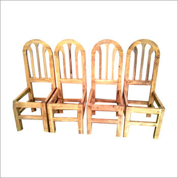 Designer Wooden Chairs - Varied Dimensions, Natural Finish | Back Support, Comfortable Seating, Durable Build, Elegant & Ergonomic Design