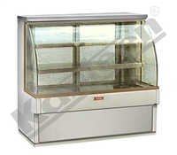 Bend Glass Display Refrigerated Showcase