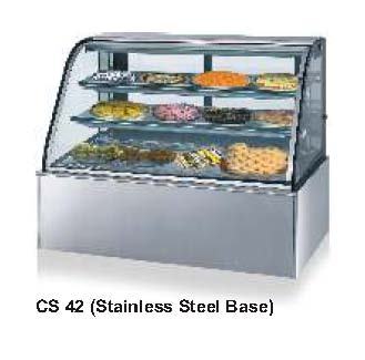 Bend Glass Display Showcase - Cold - Celfrost - CS-43 - SS BASE