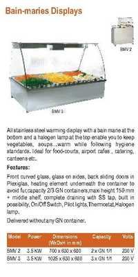 Bain Marie Counter Top - Roller Grill - BMV 2