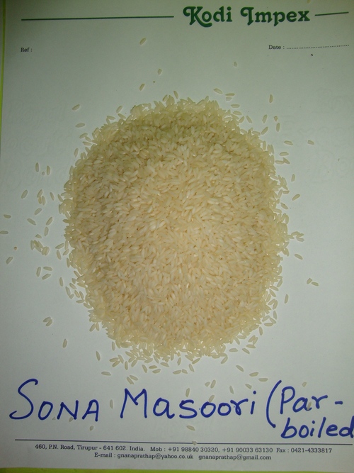 Sona Masoori (Par boiled Rice)