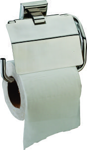 Paper Holder - Stainless Steel, 15x10x8 cm, Chrome Finish | Wall Mounted, Easy Installation, Space Saving