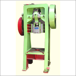 Green Single Action Power Press Machine