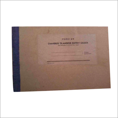 Omnibus Transfer Entry Order