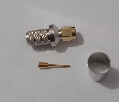 L9 Female Bulkhead Right Angle Crimp Connector