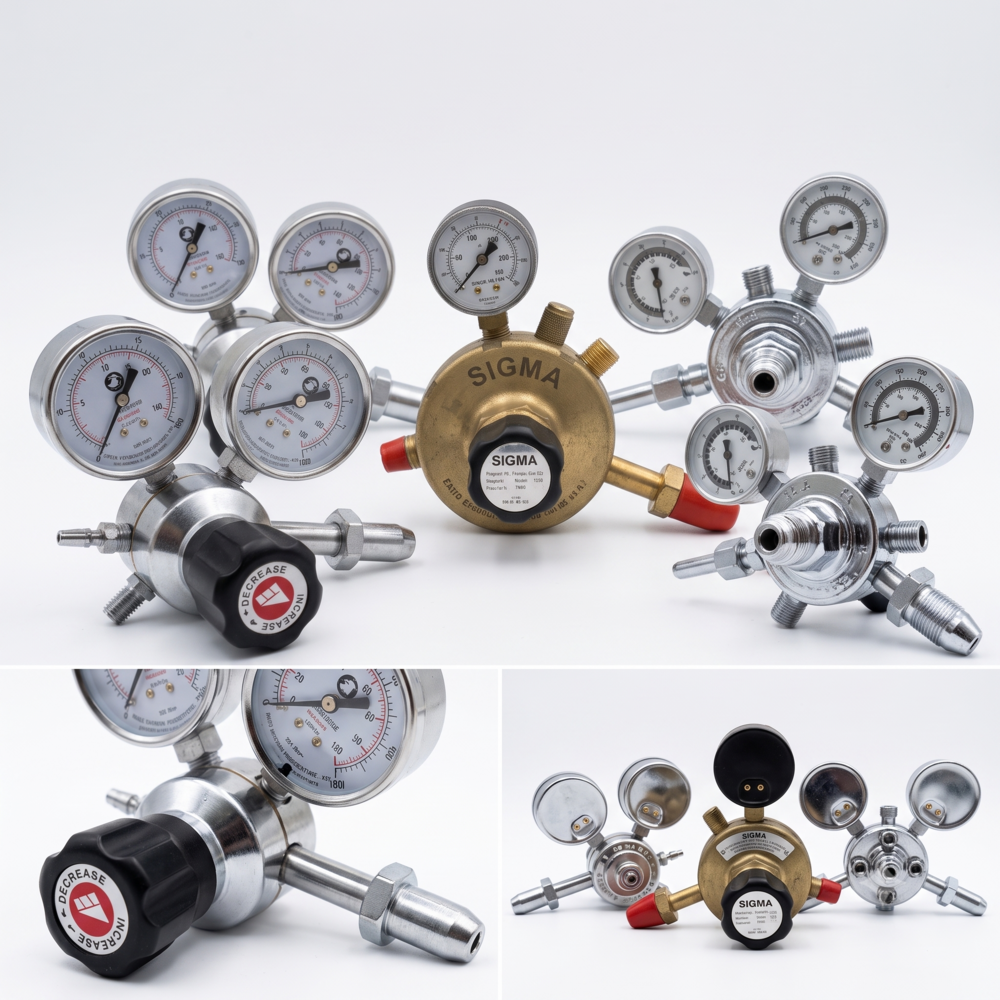 Stainless Steel Body Gas Regulators