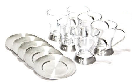 Steel Cup & saucer