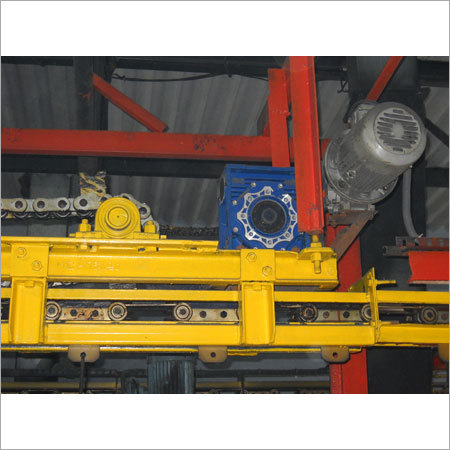 Four Wheel Conveyor Drive Unit Caterpillar Type