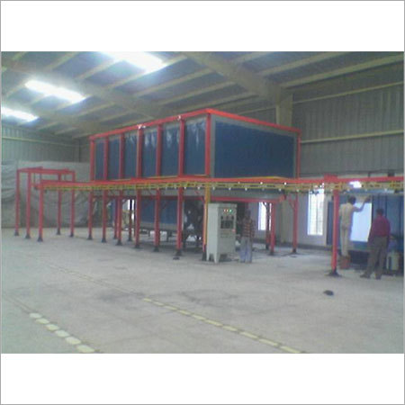 Camel Back Type Powder Coating Conveyor Plant