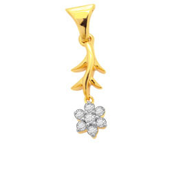 Avsar Real Gold and Diamond Fancy Pendants # AVP024