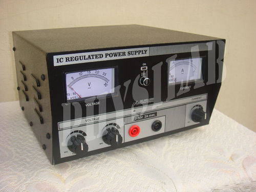 IC REGULATED POWER SUPPLY 0-30 V - 2 Amp.