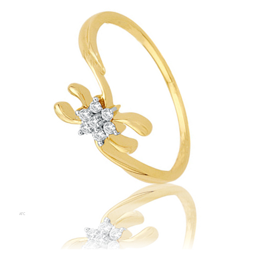 Avsar Real Gold and Diamond Fashion Ladies Ring # AVR007