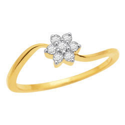 Avsar Real Gold and Diamond Fancy Ladies Ring # AVR015