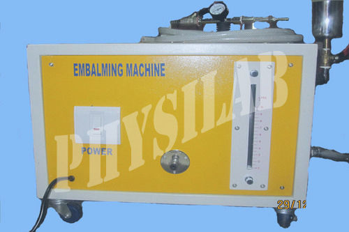 Embalming Machine(Cadaverous Injector) Dimension(L*W*H): 60 X 28  X 34 Inch (In)