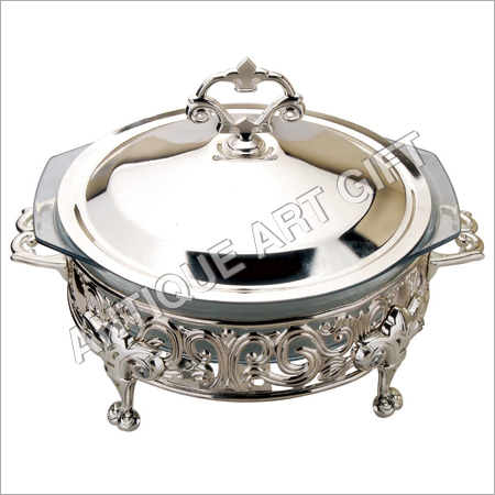 Silver Plated Hot Food Serving