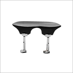 Round Flesch Ebony Hill chrome Bracket