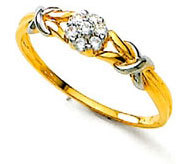 Avsar Real Gold and Diamond Stunning Ring # AVR033