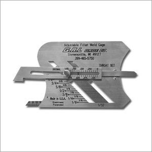 Adjustable Weld Fillet Gauge