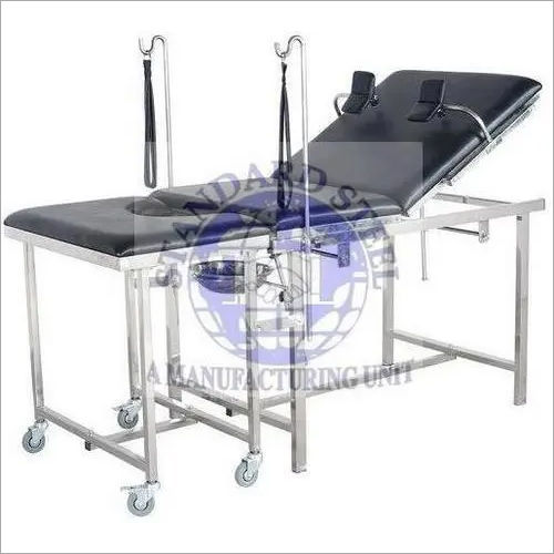 Obstetric Delivery Bed - Stainless Steel Material | Hospital Delivery Table with Enhanced Patient Support