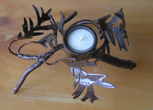 Wooden Candle Holder