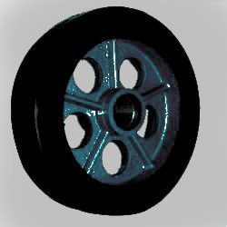 C.I Bonded Trolley Wheels