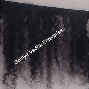 Black Virgin Weft Deep Curly Hair