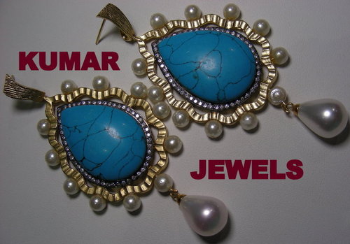 FIROZA MUGHAL ANTIQUE EARRING