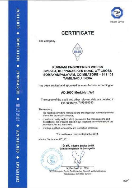 AD 2000 -  Merkblatt W0