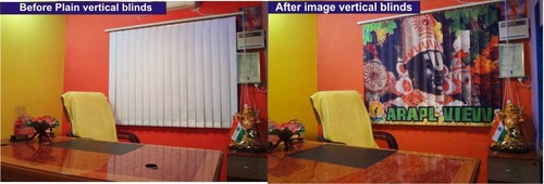 Fabric Blinds - Polyester Material, Variable Dimensions, White Color | Customizable, Decorative, Light Control, Privacy Features