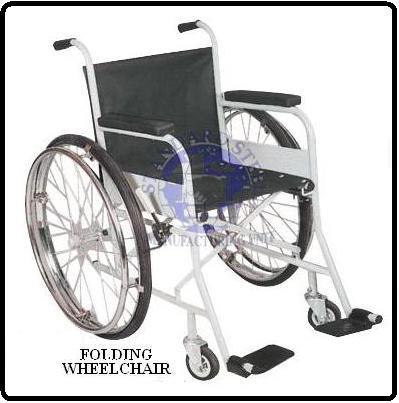 Steel Patient Folding Wheel Chair