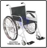 Patient Folding Wheel Chair - Material: Steel