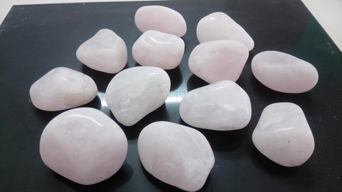 Best Quality Natural crystals healing stones rose quartz stone Crystal hearts healing massage stone