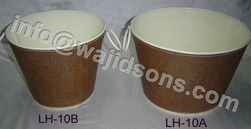 Metal Items With Leather