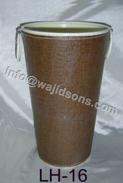 Metal Items With Leather