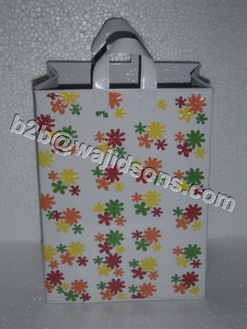 हैंडपेंटेड मेटल फ्लावर बैग