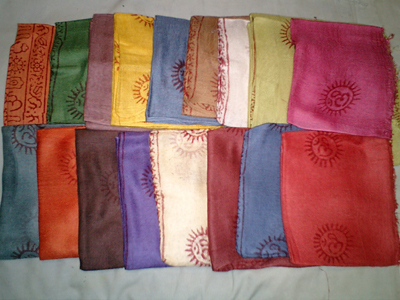 100% Om Viscose Scarves