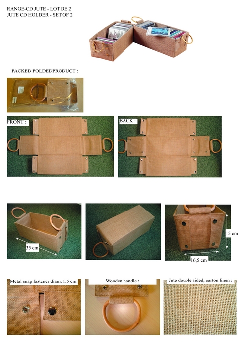 CD JUTE HOLDER FOLDING