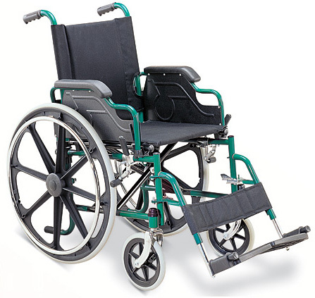 Folding Wheelchairs - detachable armrest/ footrest