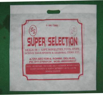 Non Woven D cut printing Bags