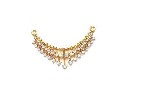 Avsar Real Gold and Diamond Fashion Mangalsutra # AVN013