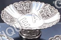 Silver Plated Dish with Stand