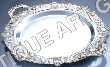 Silver Plated Round Tray